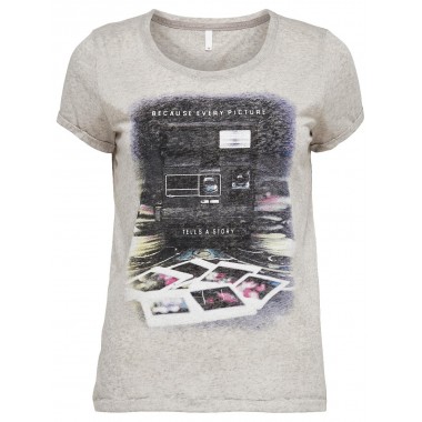 Only t-shirt mezza manica con stampa mod Milla